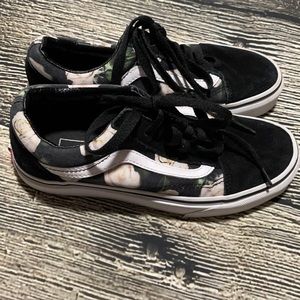 Vans old skool romantic floral roses w 5.5 men’s 4